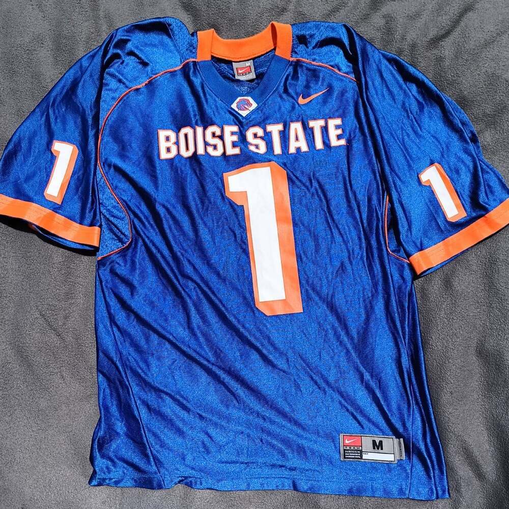 Nike Boise State Broncos Football Jersey Blue Men’s Medium #1 Team